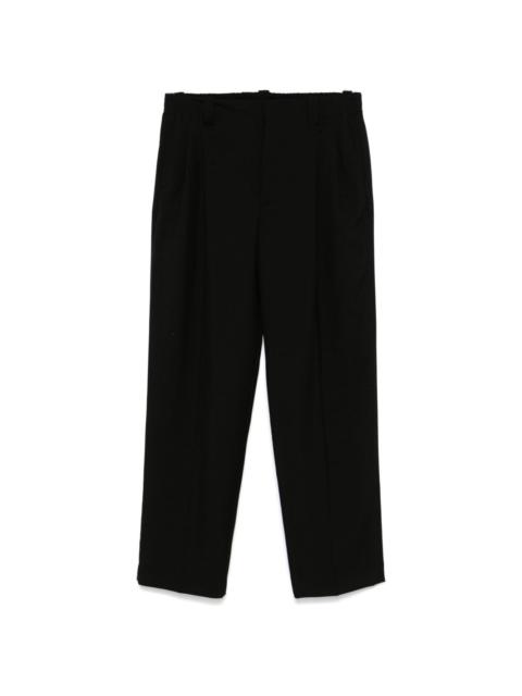 pleat-detail trousers