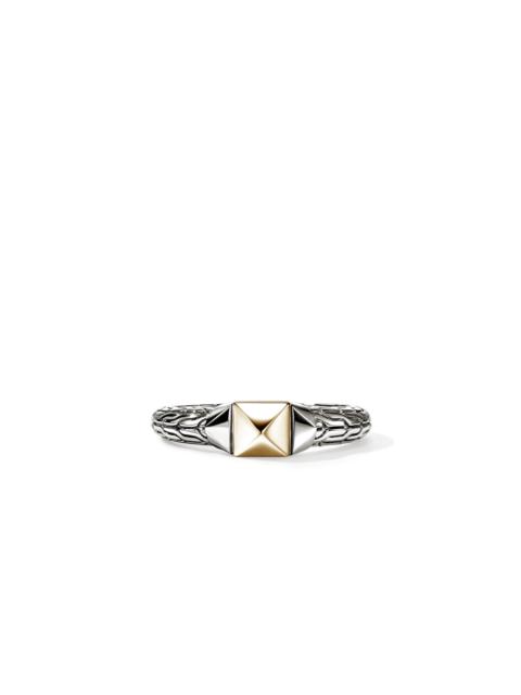 JOHN HARDY Icon Stud Ring, Gold, Sterling Silver, 5MM