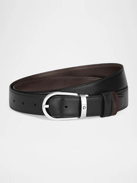 Montblanc Men's Reversible Leather Belt