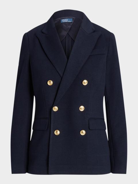 Polo Ralph Lauren Double-Breasted Knit Blazer