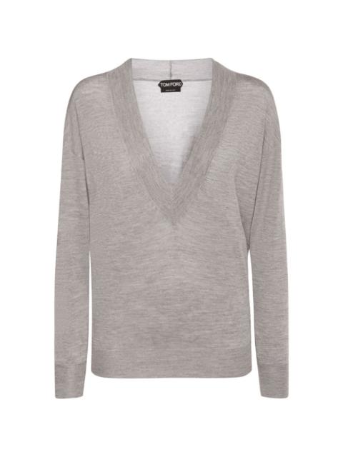 TOM FORD V-neck long-sleeve sweater