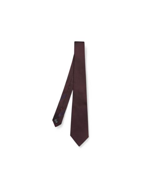 ZEGNA geometric-pattern silk tie