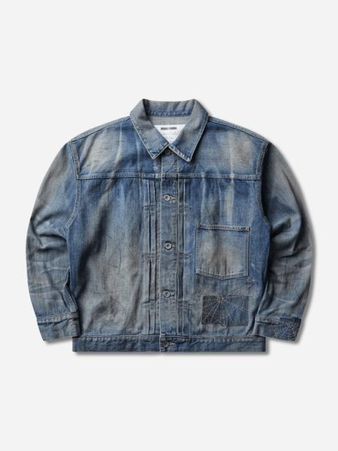 NEIGHBORHOOD Men's Savage Denim Type-1 Jacket Indigo