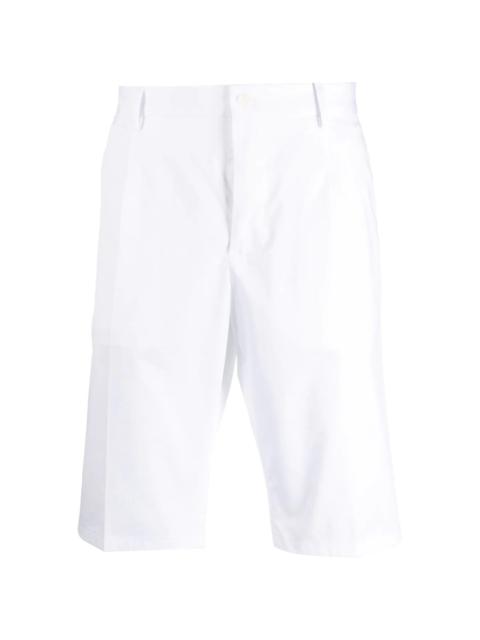 rear-logo slim bermuda shorts