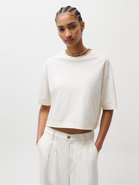 PISTOLA MAE CROPPED TEE - SOFT WHITE