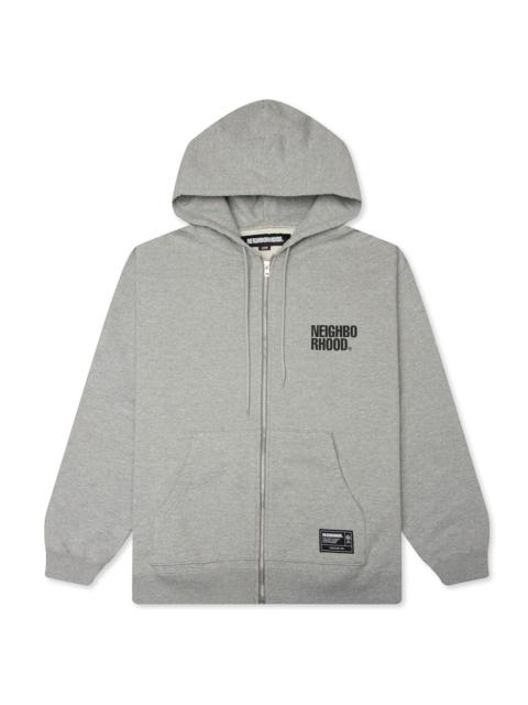 NEIGHBORHOOD CLASSIC L/S SWEAT ZIP HOODIE - GREY