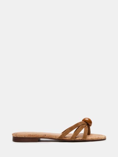 STEVE MADDEN CALISSI STONE CHESTNUT SUEDE