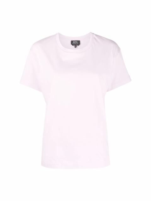 Jade logo-print cotton T-shirt