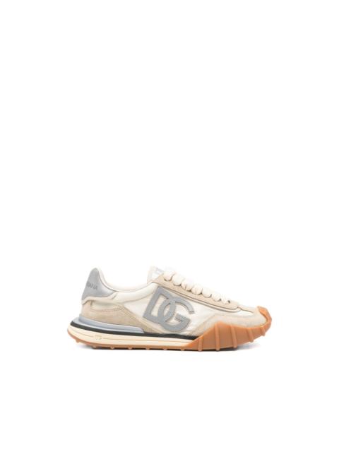 Dolce & Gabbana Bassa logo-patch sneakers