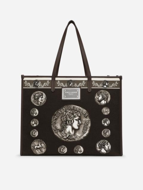 Dolce & Gabbana Large printed canvas shopper