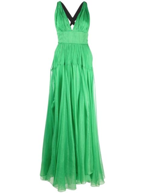MARIA LUCIA HOHAN Ozana V-neck gown