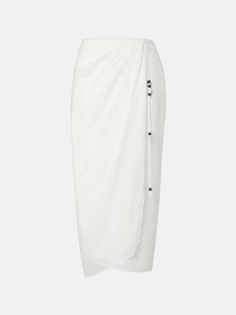 SIR. Azura cotton wrap skirt