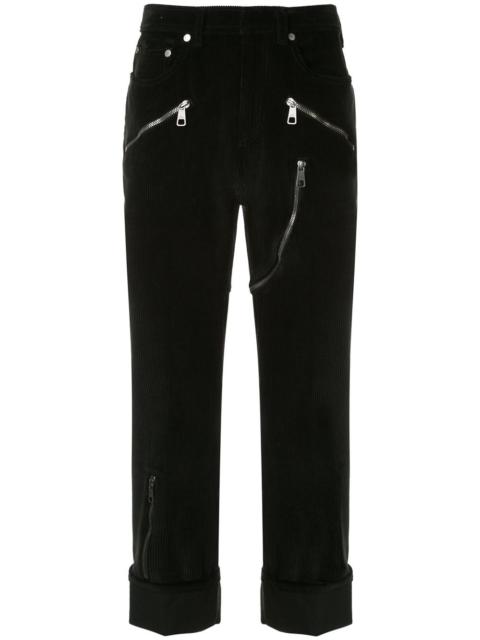 Neil Barrett corduroy zipped trousers
