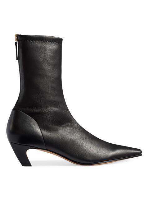KHAITE Women's Arizona 40MM Nappa Leather Ankle Boots - Black