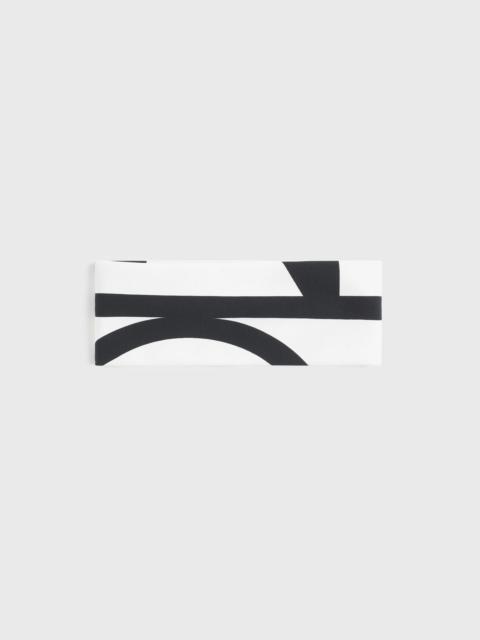 TOTEME Monogram headband tofu