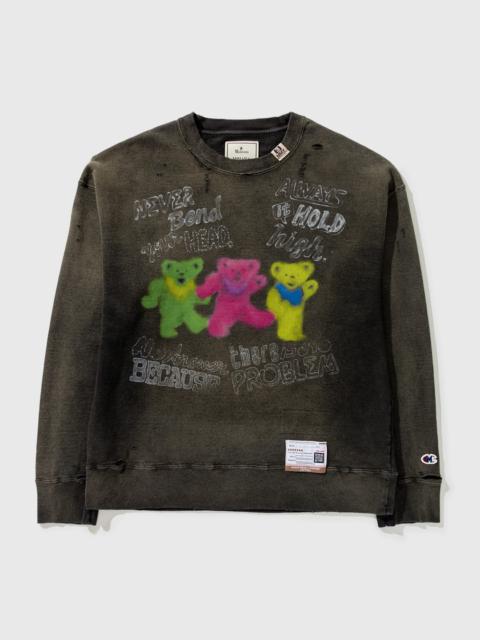 Maison MIHARAYASUHIRO DISTRESSED PULLOVER