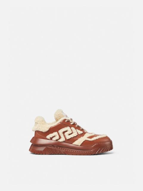 Shearling Greca Odissea Trainers