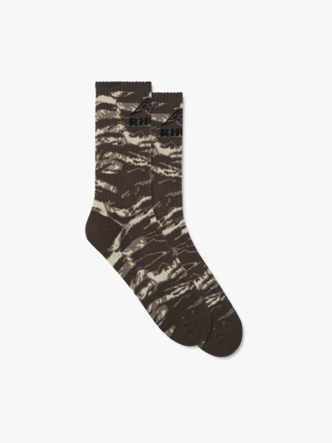 Rhude RHUDE TIGER CAMO FOOTY SOCK