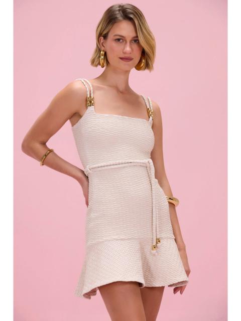 PatBO GOLDEN KNIT MINI DRESS