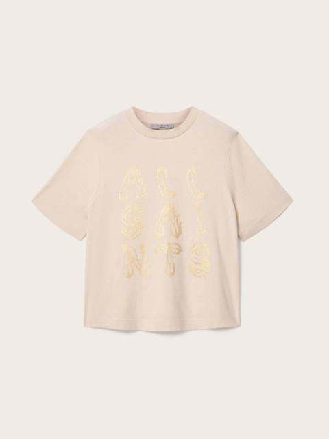 ALLSAINTS ELLA LISA BOXY EMBELLISHED T-SHIRT