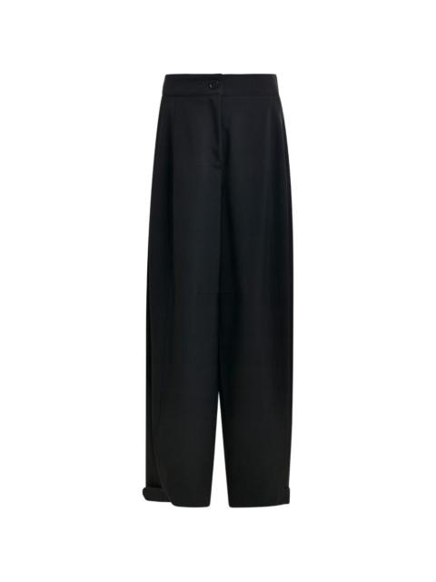 ESSENTIEL ANTWERP barrel-leg pleated trousers
