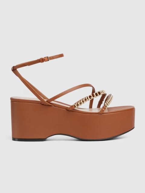 Gucci Signoria Flatform Sandals