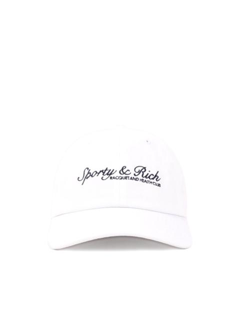 Sporty & Rich syracuse embroidered cap