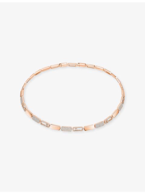 MESSIKA Imperial Move 18ct Rose-Gold And 2.65ct Diamond Necklace