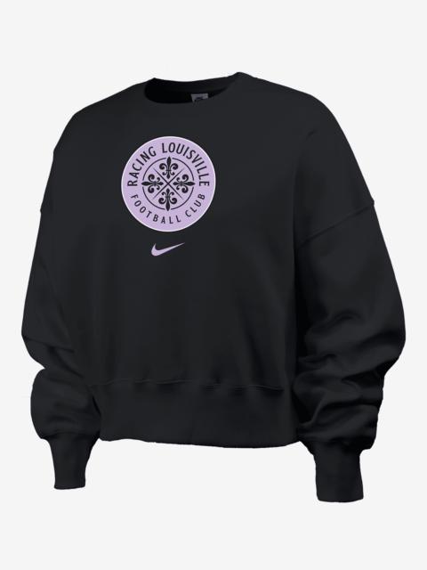 Racing Louisville FC Phoenix Fleece Nike Women's NWSL Crew-Neck Sweatshirt