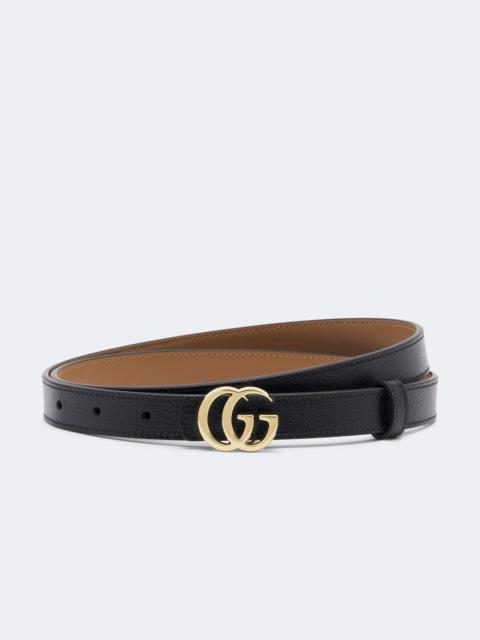 GUCCI GG Marmont reversible leather belt