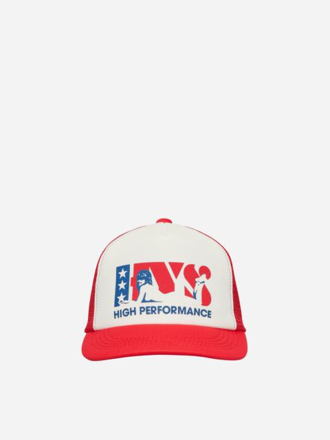 Hysteric Glamour High Performance Trucker Hat Red