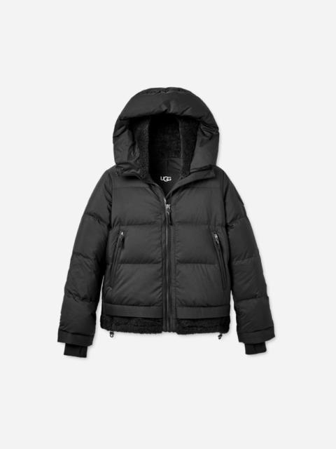 ® Women's MetroPeak Down Puffer Jacket Polyester in Black