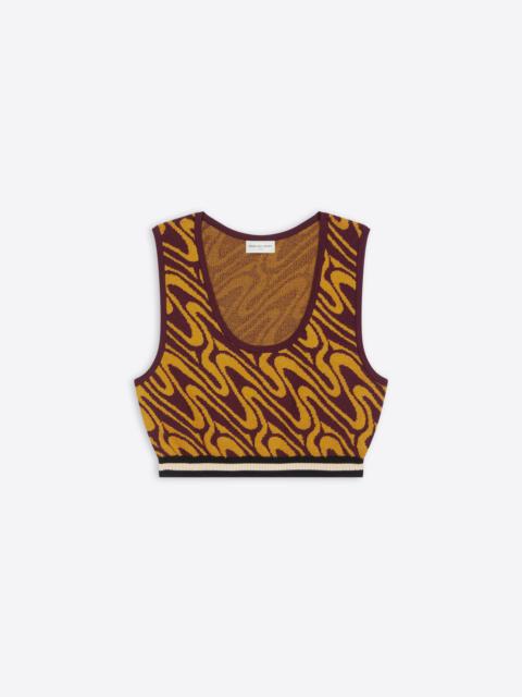 Dries Van Noten KNITTED CROPPED TOP