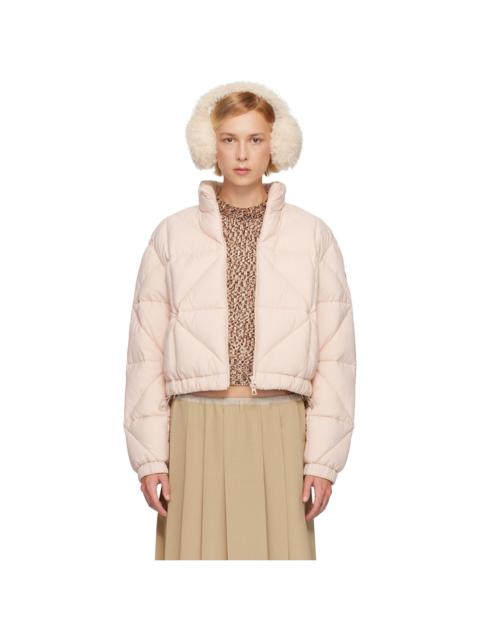 Moncler Pink Anafi Down Jacket