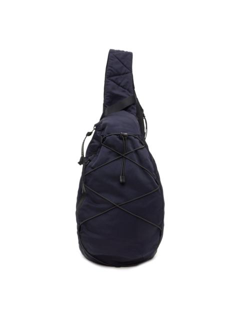 Navy Nylon B Crossbody Bag
