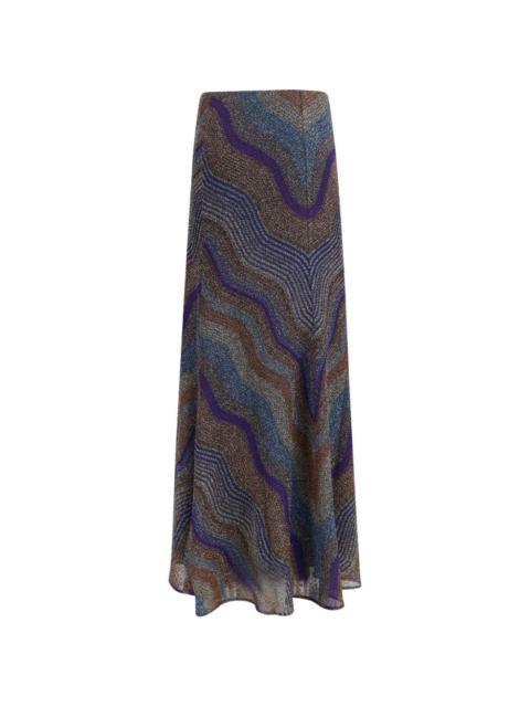 Missoni zigzag-knit maxi skirt