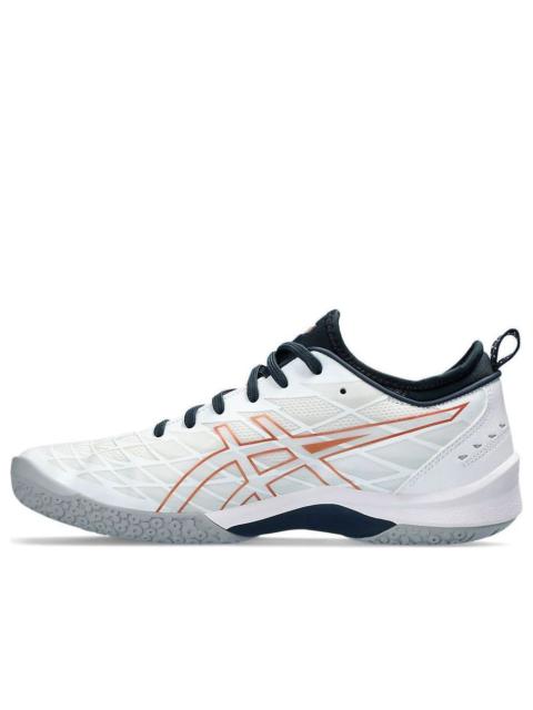 ASICS Blast FF 3 Badminton Shoes 'White Pure Bronze' 1073A069-960