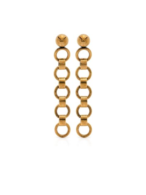 Jil Sander drop earrings