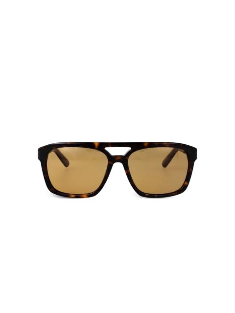 GCDS rectangle sunglasses