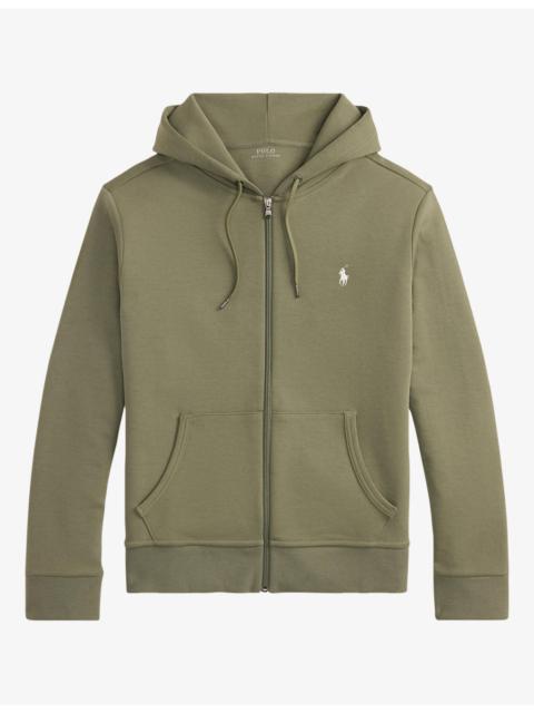 Polo Ralph Lauren Brand-Embroidered Zip-Up Cotton-Blend Hoody