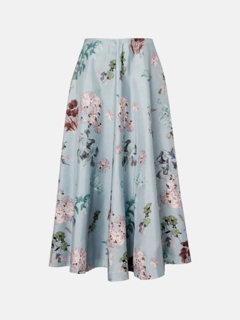 Altuzarra Varda floral silk midi skirt