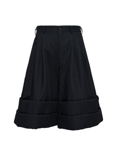 Comme des Garçons Homme Plus Polyester Kersey Roll Up Pants