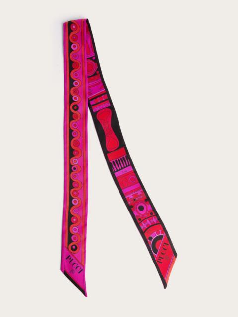 PUCCI MIXED PRINT SILK TWILL
