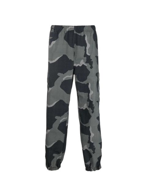 camouflage-print ripstop cargo trousers