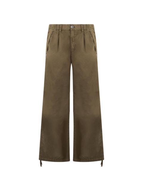 Herno drawstring-hem trousers