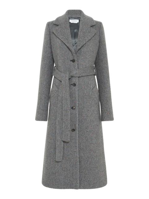 GABRIELA HEARST William Coat in Charcoal Multi Cashmere Wool Herringbone