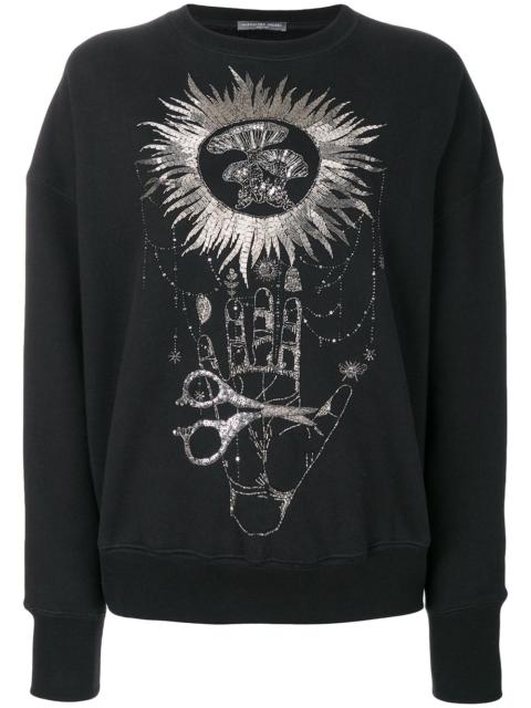 Alexander McQueen embroidered sweatshirt