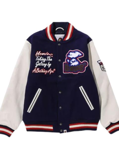 A BATHING APE® Varsity Jacket "Navy" 001HJJ801006 MNVY