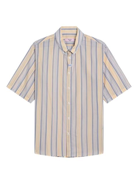 Martine Rose striped short-sleeve shirt