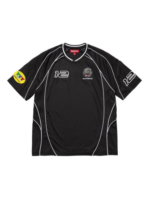 Supreme Supreme Umbro Jacquard Animal Print Soccer Jersey Black